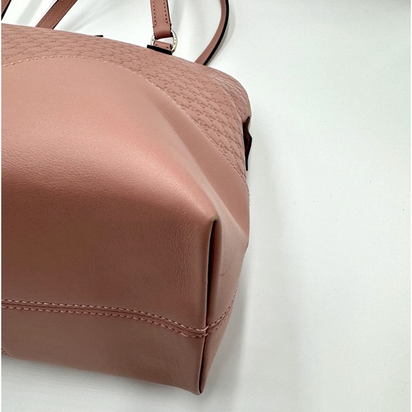 Auth Gucci Soft Pink Micro Guccisima Leather Bree Dome Shoulder Bag Ex++ - Picture 10 of 15